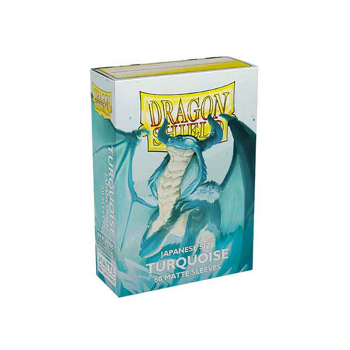 Dragon Shield - Japanese Size Matte Sleeves 60pk - Players Choice Turquoise Yadalom