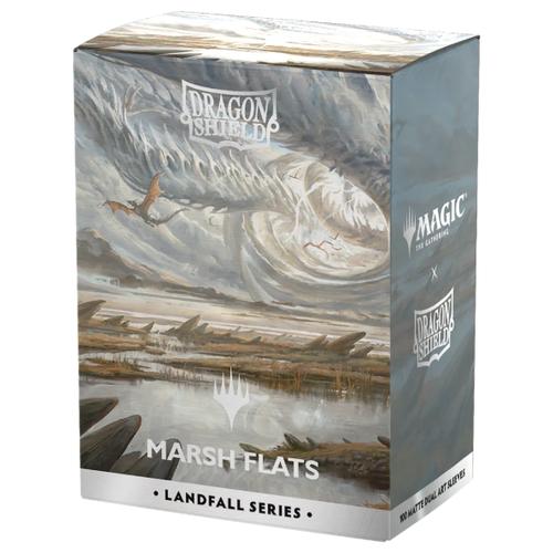 Dragon Shield - Magic: The Gathering Matte Dual Art Sleeves: Landfall Series - Marsh Flats (100ct.)