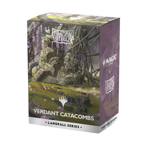 Dragon Shield - Magic: The Gathering Matte Dual Art Sleeves: Landfall Series - Verdant Catacomb (100ct.)