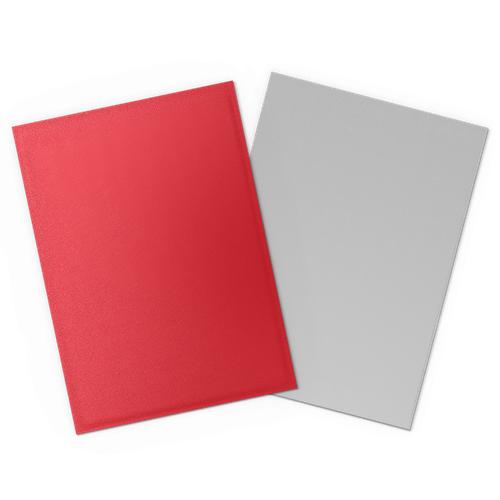 Dragon Shield Matte Dual Standard Sleeves - Crimson & Silver (100)