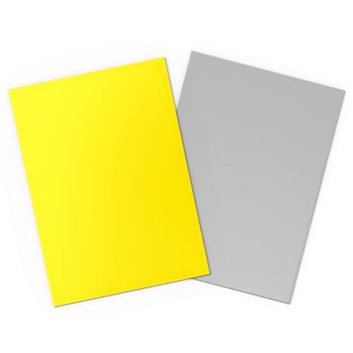 Dragon Shield Matte Dual Standard Sleeves - Yellow & Silver (100)