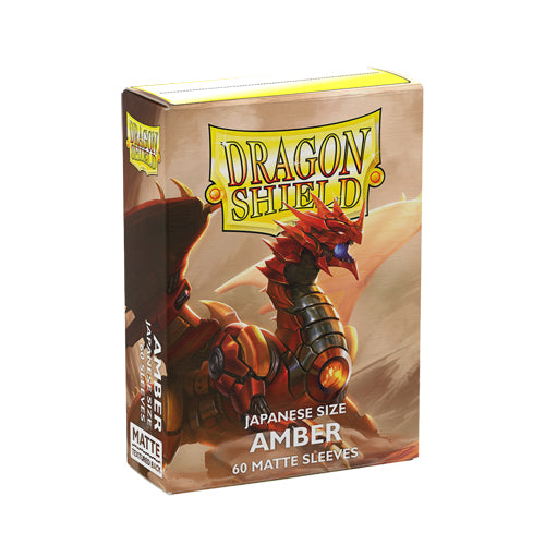 Dragon Shield - Matte - Japanese Size (60) - Amber