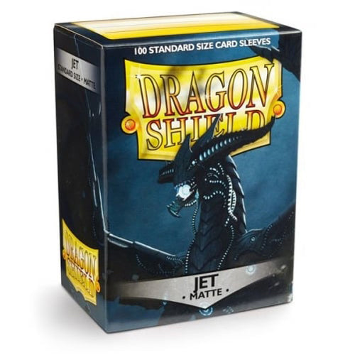 Dragon Shield - Matte Outer Sleeves (100) - Black | Zatu Games