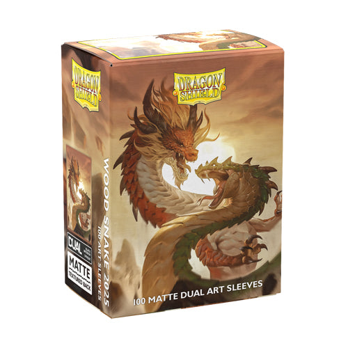 Dragon Shield - Wood Snake 2025 Matte Dual Art Sleeves (100)