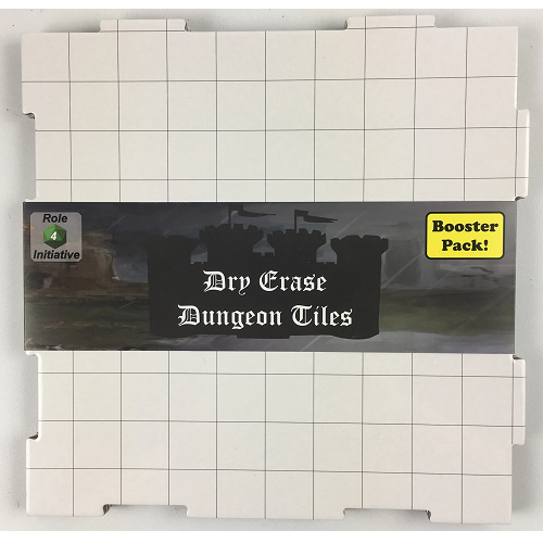 Dry Erase Dungeon Tiles Booster Pack: 4 10" Tiles
