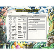Dungeon Crawl Classics RPG: 0-level Scratch Off Character Sheets