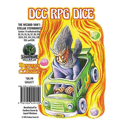 Dungeon Crawl Classics: The Wizard Van's Stellar Stowaways Dice Set