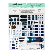 Dungeon Dressing: Dry Erase Vinyl Stickers: Spaceship