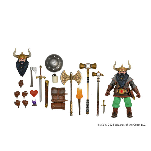 Dungeons And Dragons Elkhorn The Good Dwarf Fighter Ultimate 7 Inch Action Figure