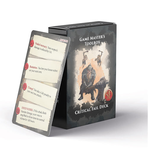 Dungeons And Dragons RPG: Game Master's Toolbox: Critical Fail Deck