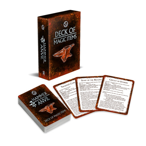 Dungeons And Dragons RPG: Hammer And Anvil Magic Item Deck