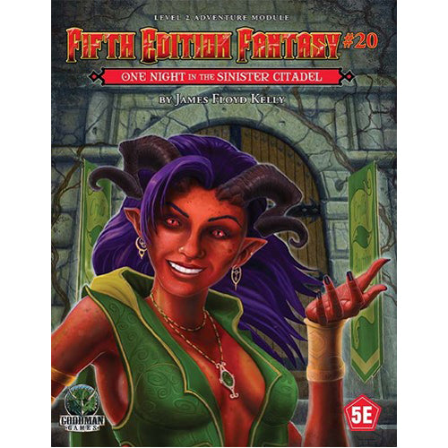 Dungeons And Dragons RPG: Module 20: One Night In The Sinister Citadel