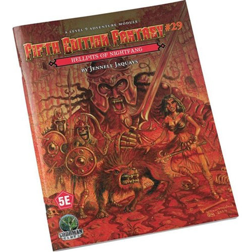 Dungeons And Dragons RPG: Module 30: Hellpits Of Nightfang