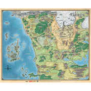 Dungeons And Dragons RPG: Sword Coast Adventurer's Guide Faerûn Map
