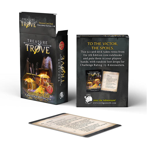 Dungeons And Dragons RPG: Treasure Trove Challenge Rating 5 to 8 Deck
