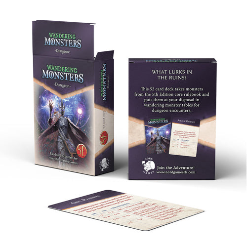 Dungeons And Dragons RPG: Wandering Monster: Dungeon Deck