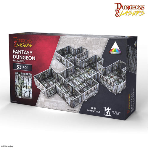Dungeons And Lasers: Fantasy Dungeon - Prismacast Prepainted Terrain