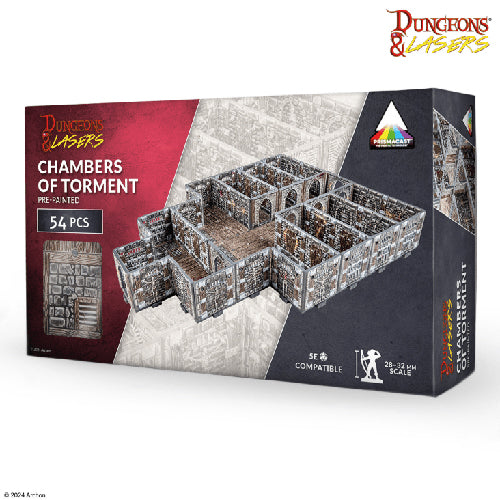 Dungeons And Lasers: Prismacast Prepainted Chambers Of Torment