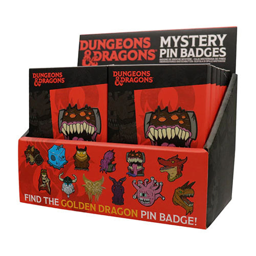 Dungeons & Dragons - 50th Anniversary Mystery Pins (12 Count)