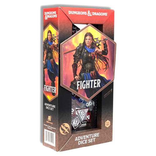 Dungeons & Dragons: Adventure Dice Set - Fighter: Red