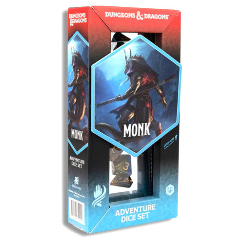 Dungeons & Dragons: Adventure Dice Set - Monk: Blue