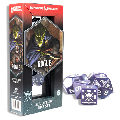 Dungeons & Dragons: Adventure Dice Set - Rogue: Purple