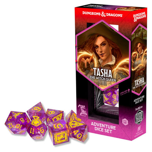 Dungeons & Dragons: Adventure Dice Set - Tasha the Witch Queen - Sharp-Edged