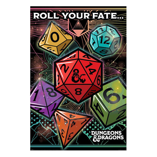 Dungeons & Dragons Poster Pack Roll Your Fate 61 x 91 cm