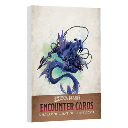 Dungeons & Dragons RPG Encounter Cards Challenge Rating 0-6: Pack 1