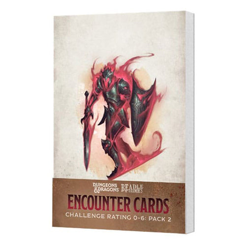 Dungeons & Dragons RPG Encounter Cards Challenge Rating 0-6: Pack 2