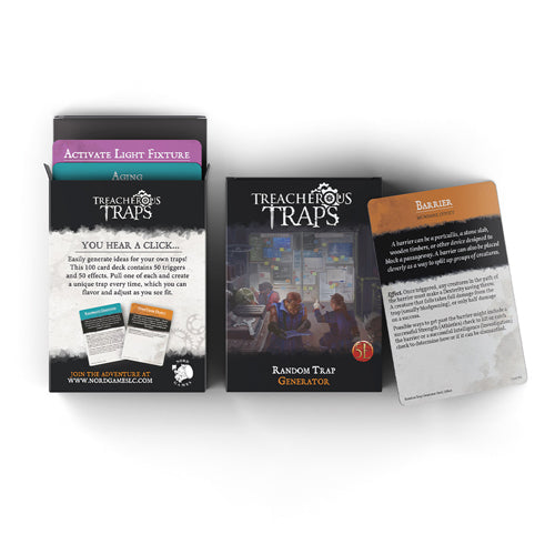 Dungeons & Dragons RPG: Random Trap Generator Deck