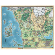 Dungeons & Dragons: Realm and Sword - Coast Faerûn Vinyl Poster Map