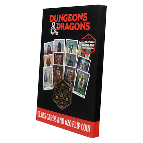Dungeons & Dragons - Set of 12 Class Cards & Coin Set