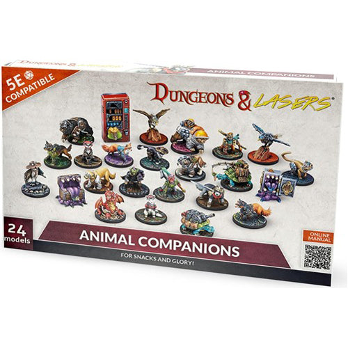 Dungeons and Lasers: Animal Companions Miniatures