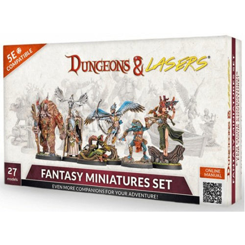 Dungeons and Lasers: Fantasy Minatures Set
