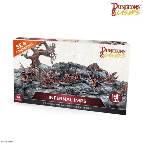 Dungeons and Lasers: Infernal Imps Miniatures