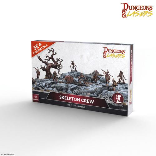Dungeons Lasers Skeleton Crew Miniatures
