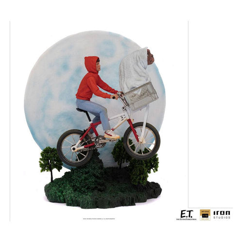 E.T. & ELLIOT - ART SCALE 1/10 DELUXE - E.T. - IRON STUDIOS