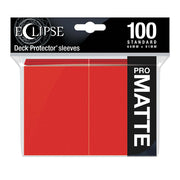Eclipse Matte Standard Sleeves: Apple Red (100)