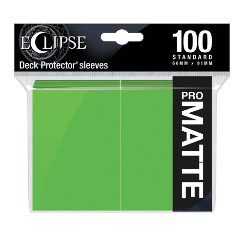 Eclipse Matte Standard Sleeves: Lime Green (100)