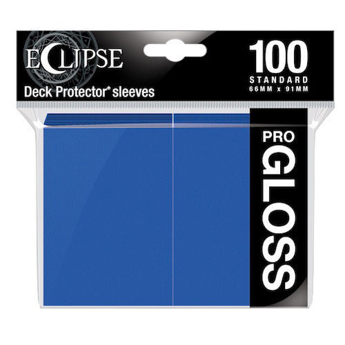 Eclipse PRO Gloss Standard Sleeves: Pacific Blue (100)