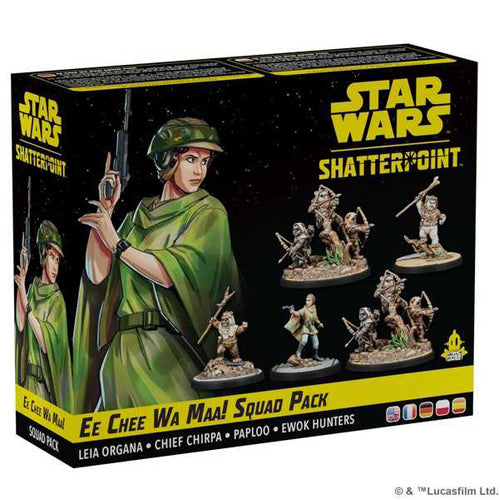 Figurines Ewoks Endor Pack D'escouade Star Wars: Shatterpoint - Ee Chee Wa Maa! - Figurines Ewoks Et Droïdes - Jeu De Plateau Figurines Ewoks Endor Pack D'escouade Star Wars: Shatterpoint - Ee Chee Wa Maa! - Figurines Ewoks Et Droïdes - Jeu De Plateau