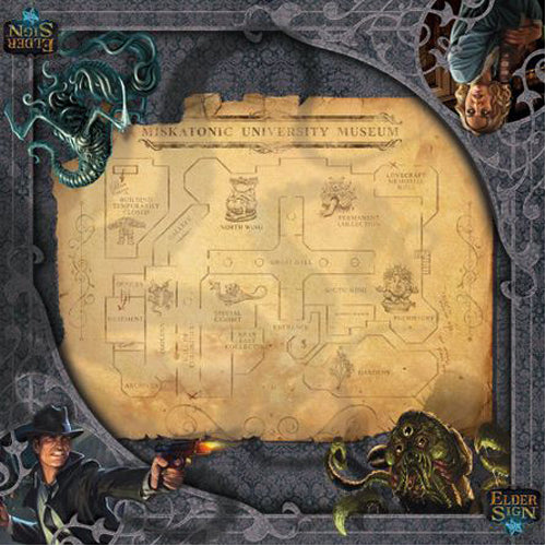 Elder Sign Museum Gamemat