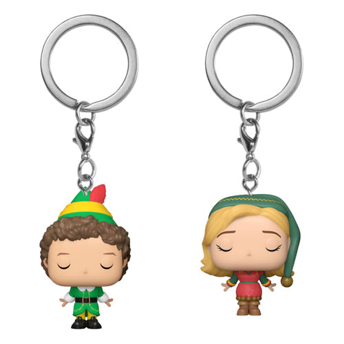 Elf POP! Vinyl Keychain 2-Pack Buddy & Jovie 4 cm