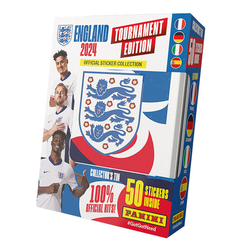 England 2024 Tournament Edition Official Sticker Collection - Pocket Tin