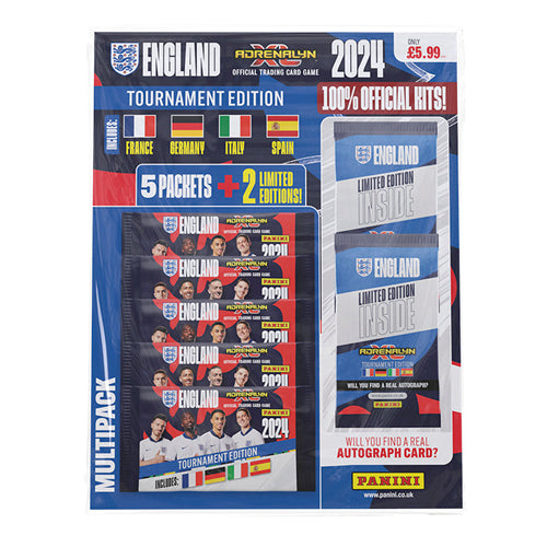England Adrenalyn XL 2024 Official Tournament Edition Trading Cards - Multipack