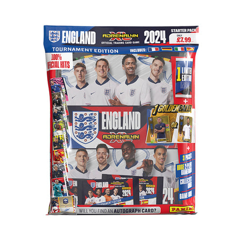 England Adrenalyn XL 2024 Official Tournament Edition Trading Cards - Starter Pack