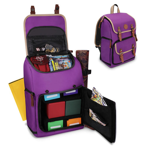 Enhance TCG Series Trading Card Backpack Designer Edition Purple Mid-Size