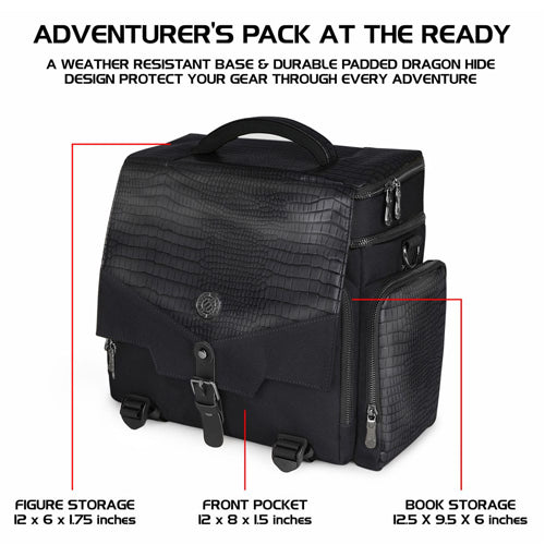 Enhance Tabletop Series Collectors Edition Adventurer's Travel Bag Black