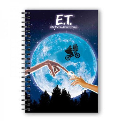 Et Movie Poster Spiral Notebook